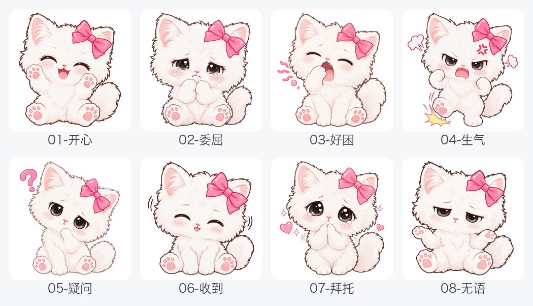 表情图 8 张